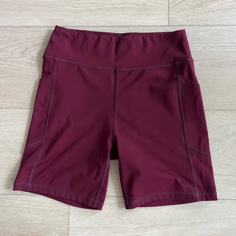 American Eagle Outfitters Maroon Bike Shorts